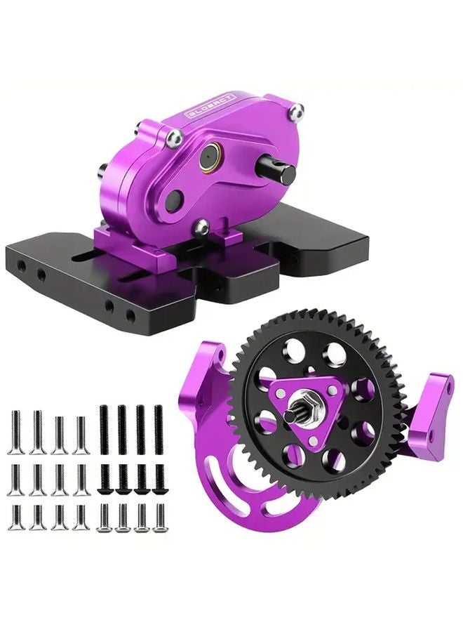 مجموعة نقل الحركة الأرجواني GLOBACT 30 OD مع ترس ديلرين لشاسيه Axial SCX10 Capra LCG - Image 1